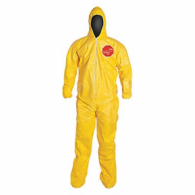 D2255 Coveralls 7XL Ylw Tychem 2000 PK12