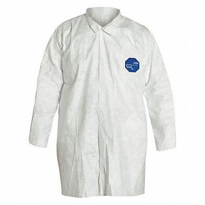 D2239 Lab Coat White Snaps 4XL PK30