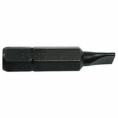 Impact Screwdriver Bit Slotted 3/8 Dr.