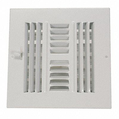 Sidewall/Ceiling Register 4-Way