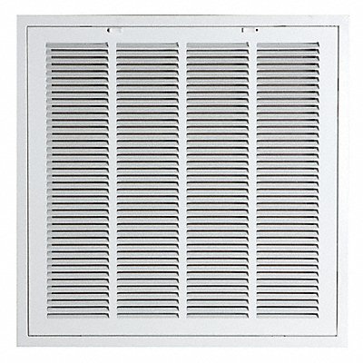 Filtered Return Air Grille 24x24 White