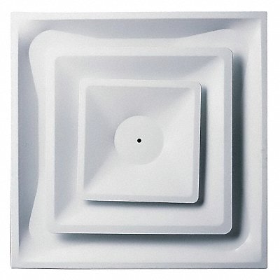 Diffuser 2-Cone Duct Size 12 White