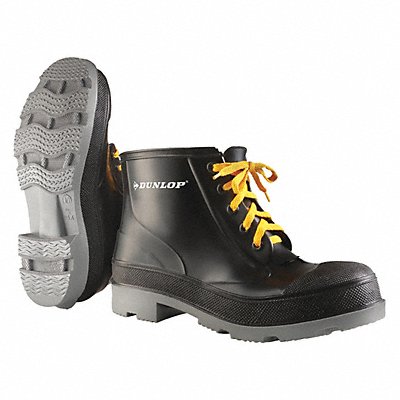 Rubber Boot Men s 10 Ankle Black PR