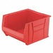 D5559 Super Size Bin Red Plastic 12 in