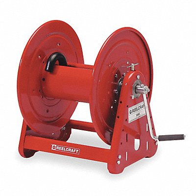 Hand Crank Hose Reel 300 ft 3/8 ID Red