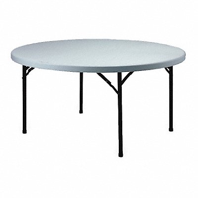 Folding Table Round Polyethylene 60 Dia