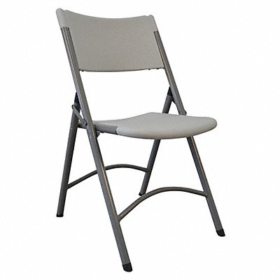 Folding Chair Blow Molded White