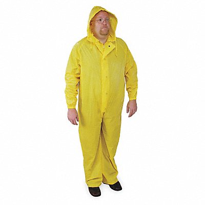 Rain Coverall Unrated Yellow 4XL