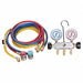 Manifold Gauge Set 2 Valve 3 Hoses