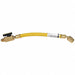 Ball Valve Adapter Hose 6 In Yellow