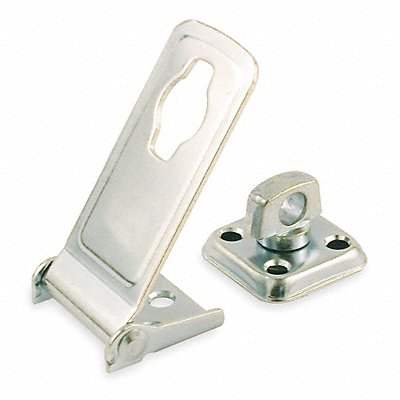 Latching Safety Hasp Steel 4-1/2 in L