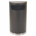 Wastebasket Half Round 9 gal Black