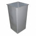 Rigid Can Liner 34 H x 18-1/2 W Gray