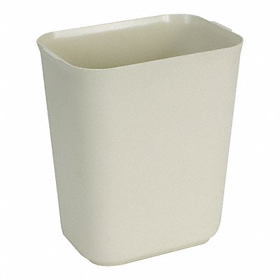 D2117 Wastebasket Rectangular 3-1/2 gal Beige