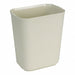 D2117 Wastebasket Rectangular 3-1/2 gal Beige