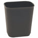 D2117 Wastebasket Rectangular 3-1/2 gal Black