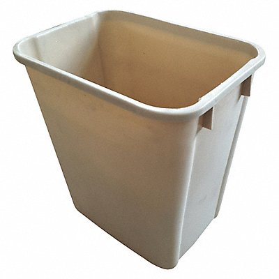 D2131 Trash Can Rectangulr 10-1/4 gal Beige