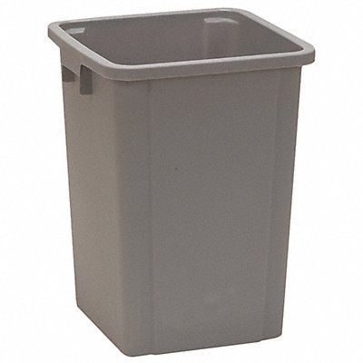 D2629 Trash Can Square 16 gal Gray