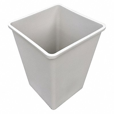 D2109 Trash Can Square 35 gal Beige