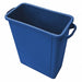 D2104 Waste Receptacle Rectangular 16 gal Blue