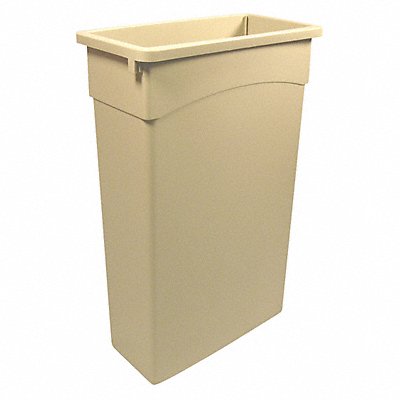 D2105 Trash Can Rectangular 23 gal Beige