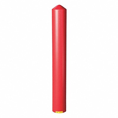 E7132 Bollard Cover 6 In Dia 56 In H Red