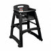 High Chair 29 3/4 in H Black