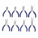 Precision Plier Set Dipped 8 Pcs