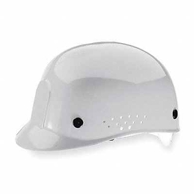 D0374 Bump Cap Front Brim Pinlock White