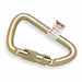 Carabiner Offset-D Gold