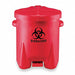 Biohazard Step On Waste Container 6 gal.