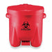 Biohazard Step On Waste Container