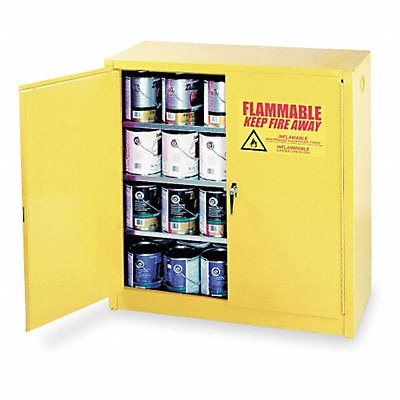 Paints and Inks Cabinet 40 gal Yellow