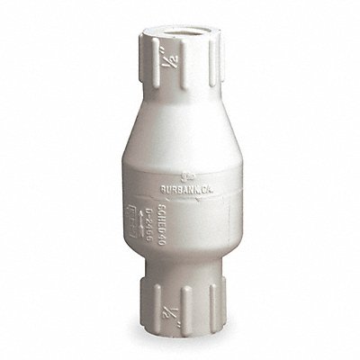 Spring Check Valve PVC 3/4 FIPT