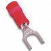 Fork Terminal Tin Copper Red PK100