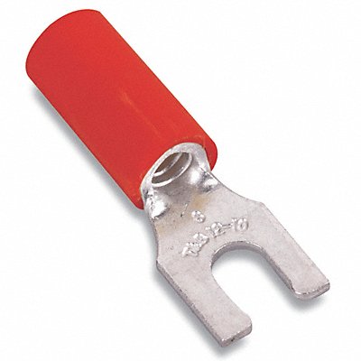 Fork Terminal Tin Copper Red PK100