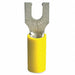 Fork Terminal Tin Copper Yellow PK50