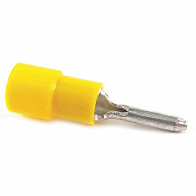 Pin Terminal Yellow 12 AWG 10 AWG PK50