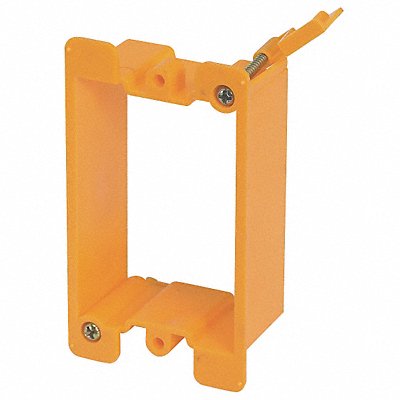 Mounting Bracket 1-Gang Plastic Orange