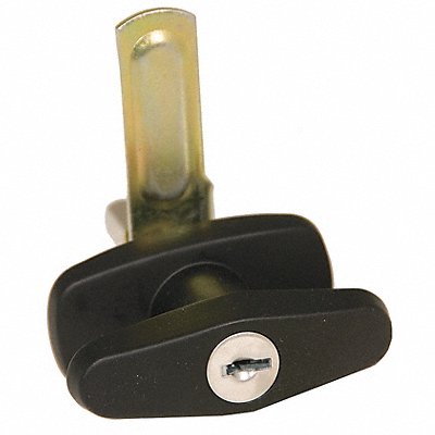 Cam Latch Keyed Black Powder Coated