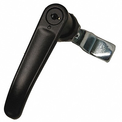 Cam Latch Keyed Black Powder Coated