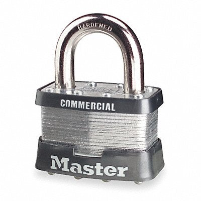 Keyed Padlock 15/16 in Rectangle Silver