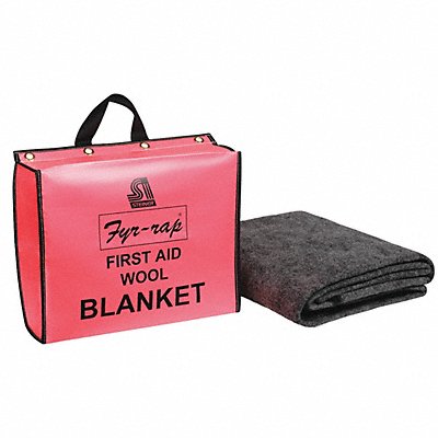 Fire Blanket 5.2 ft W 7 ft L Gray