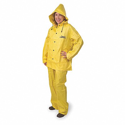 D2286 Rain Suit Jacket/Bib Unrated Yellow XL