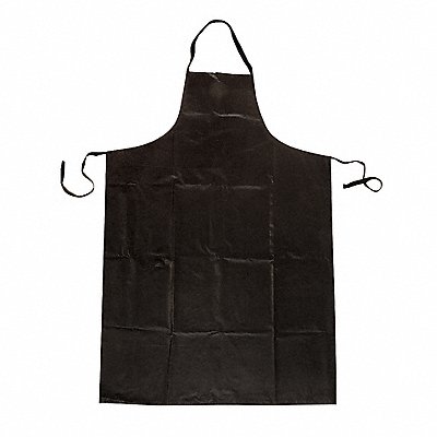 Bib Apron Univ Blck Nitrile/Rubr/Plyster