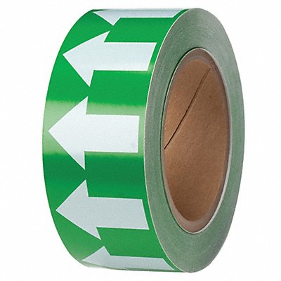 D3613 Pipe Marking Tape Grn 2in W 90ft Roll L