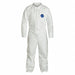 Collared Coverall Open White 7XL