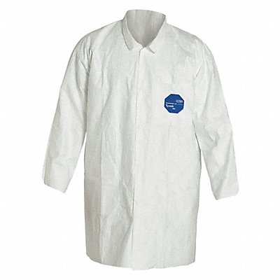 Disposable Lab Coat S White PK30