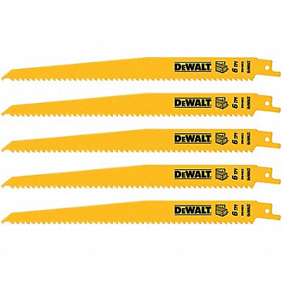 Reciprocating Saw Blade TPI 6 PK5