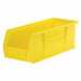 F8659 Hang and Stack Bin Yellow Plastic 5 in